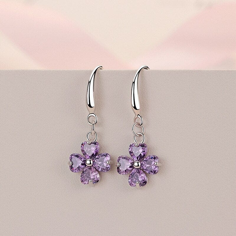 Exquisite Jade Clover Long Tassel Earrings - 925 Sterling SilverEarrings8