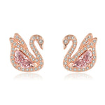 Swan Crystal Stone Stud EarringsEarrings