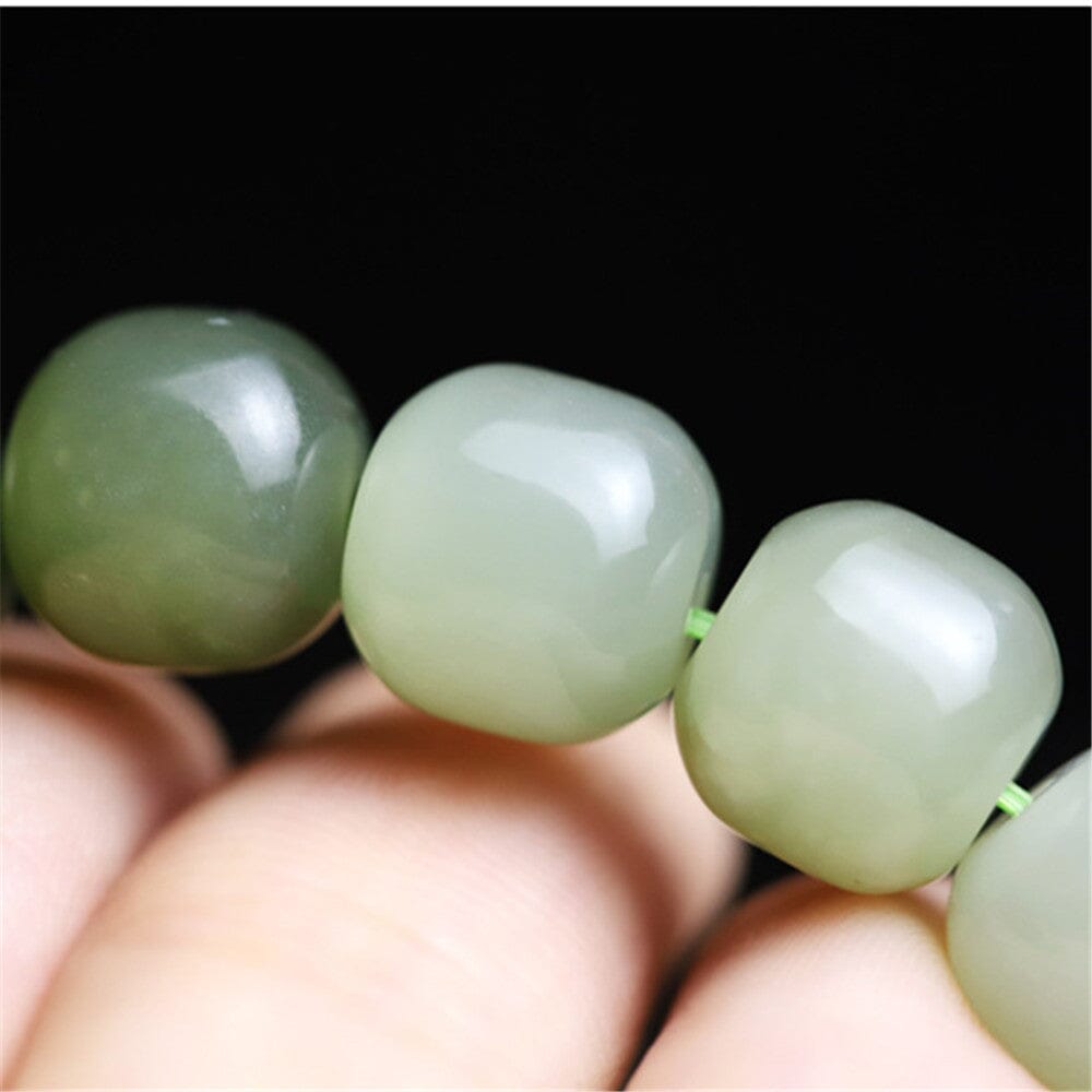 Natural Multi-treasure Gradient Hetian Jade Bead BraceletBracelet