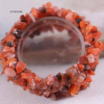 Natural Stone Multilayer BraceletBraceletRed Agate