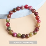 Natural Stone BraceletBraceletColored Chalcedony