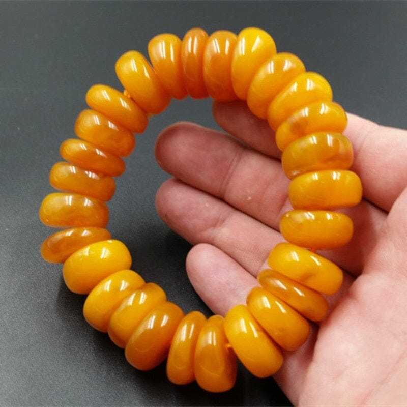Big Amber Beaded BraceletBracelet