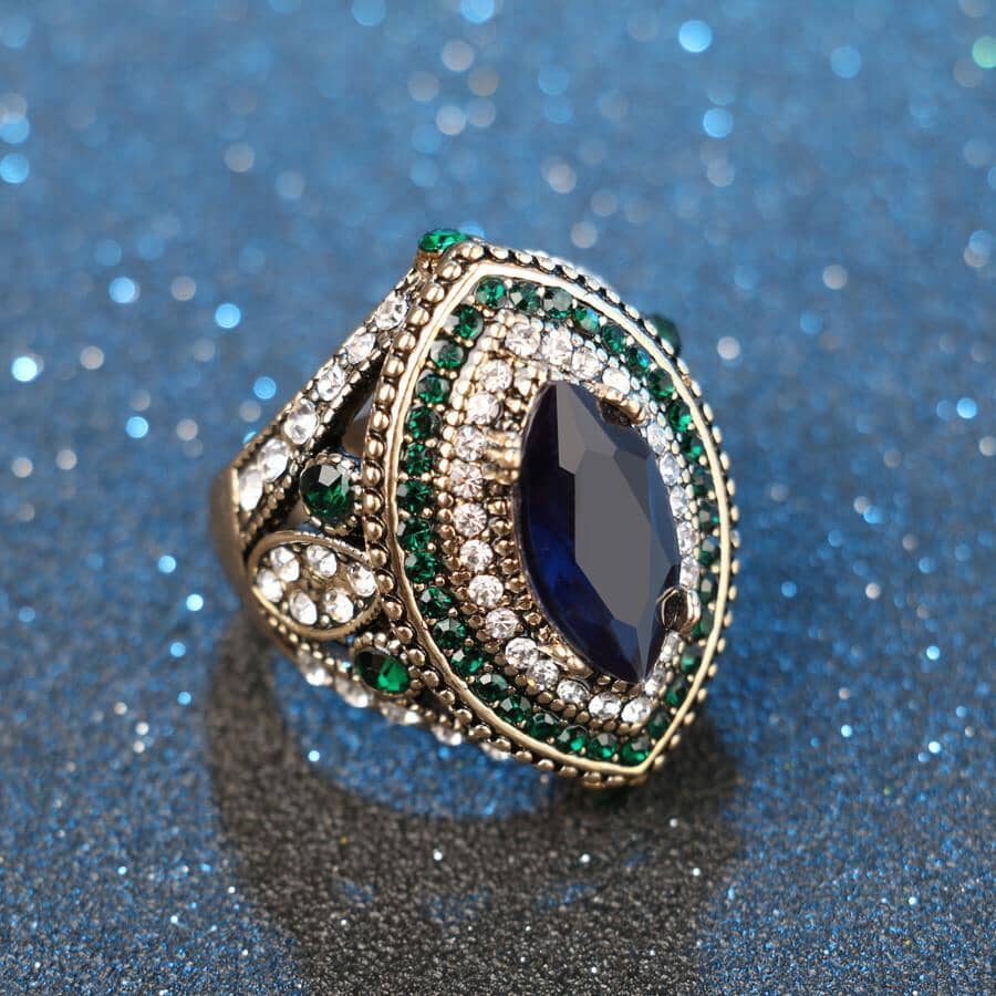 Sapphire Vintage Mosaic RingRing