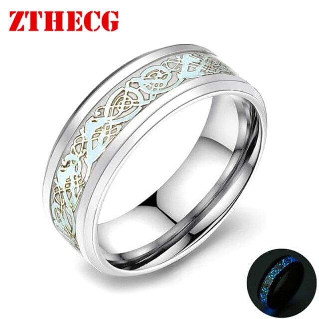 Luminous Glow in the Dark RingRing7Blue1