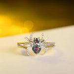 Rainbow Mystic Topaz Spider RingRing