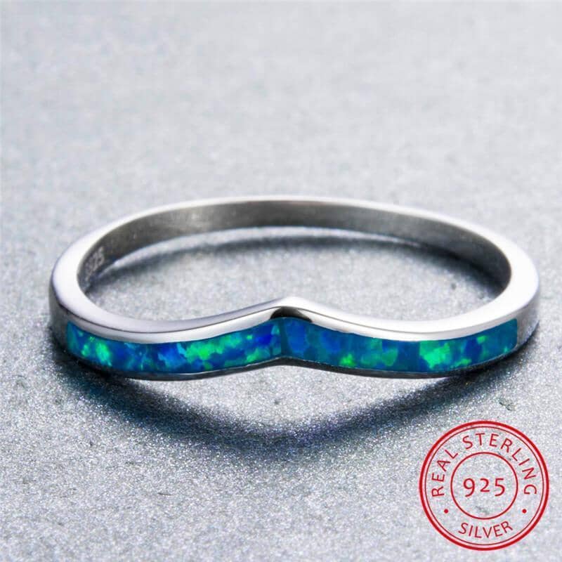 Fire Opal Geometric RingRing