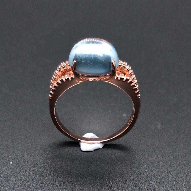 Natural Gemstone Sky Blue Topaz RingRing