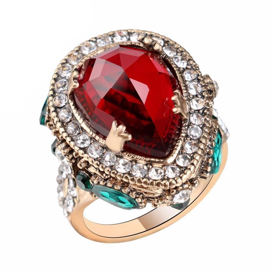 Turkish Vintage Ruby & Sapphire RingRing