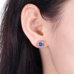 Mystic Jewelry Rose Gold Color Square Stud EarringsEarrings