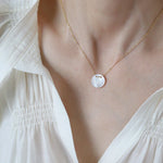 316L Stainless Steel Puka Shell Carved NecklaceNecklace
