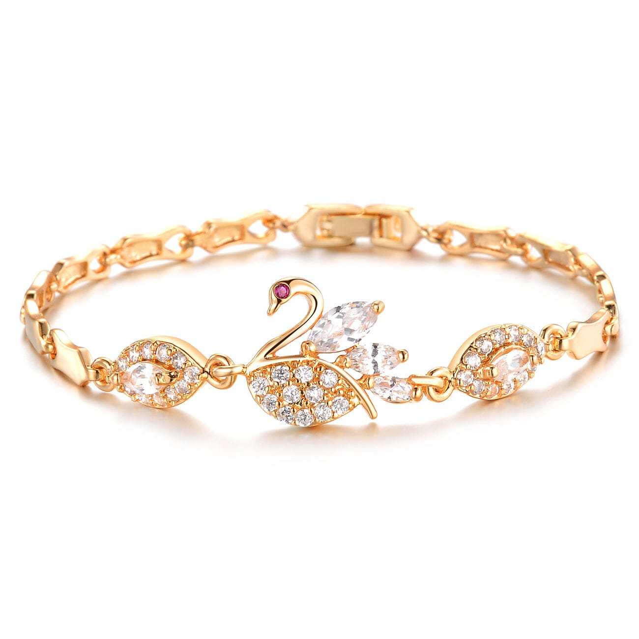 Swan Pave Crystal BraceletBracelet
