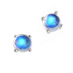 Aurora Borealis Crown Stud Earrings - 925 Sterling SilverEarrings