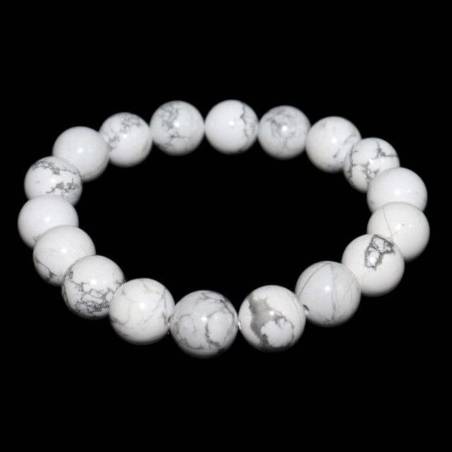 Natural Stone Beads Crystal Glass BraceletBraceletHowlite