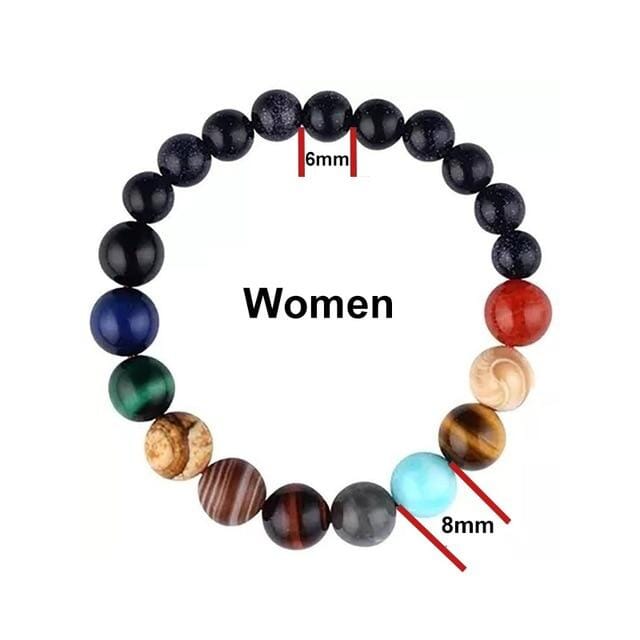 Eight Planets Natural Stone BraceletBracelet