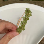 Natural Olivine Crystal Peridot Gem BraceletBracelet