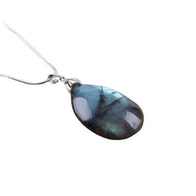 Natural Labradorite Crystal NecklaceNecklace