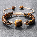 Natural Tiger Eye Stone Yoga Wrap BraceletBracelet