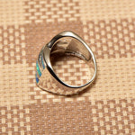 Eternity Blue Fire Opal RingRing