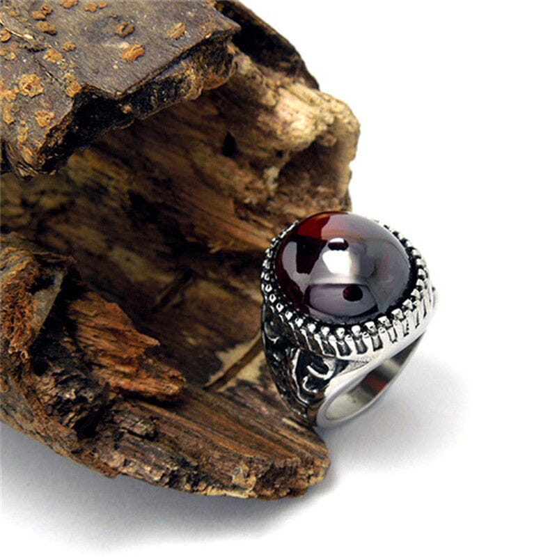 Agate Titanium Men RingRing