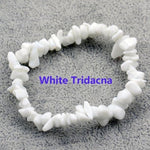 Natural Crystals Bead BraceletsBraceletWhite Tridacna