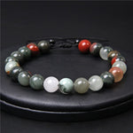 Natural Bloodstone Adjustable Beaded BraceletBracelet