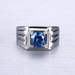Quality Titanium Sapphire Jewelry Ring For MenRing