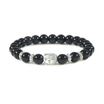Men Buddha Natural Stone Bead BraceletsBraceletBlack Onyx
