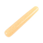 Natural Crystal Yoni Wand Massage ToolYoni EggsYellow Jade