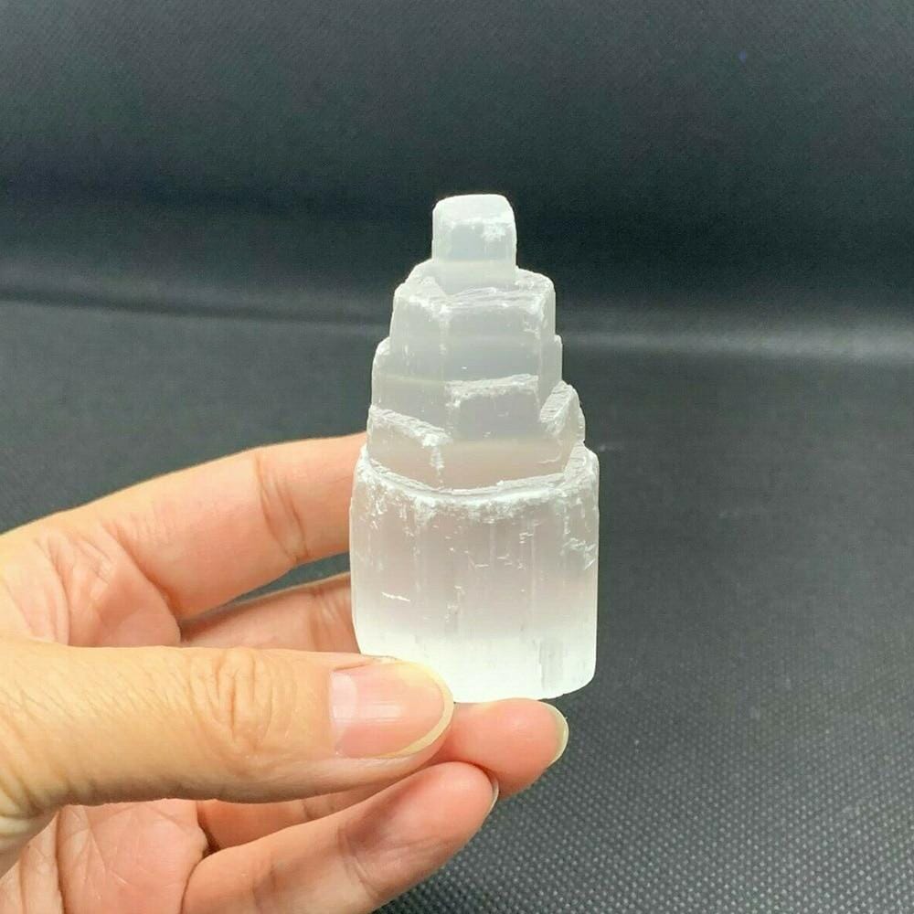 Natural Selenite Tower - Raw GemstoneRaw Stone