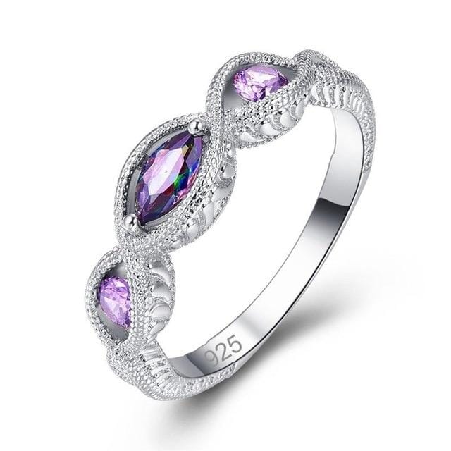 Eternity Rainbow Mystic Lilac RingRing8Lilac