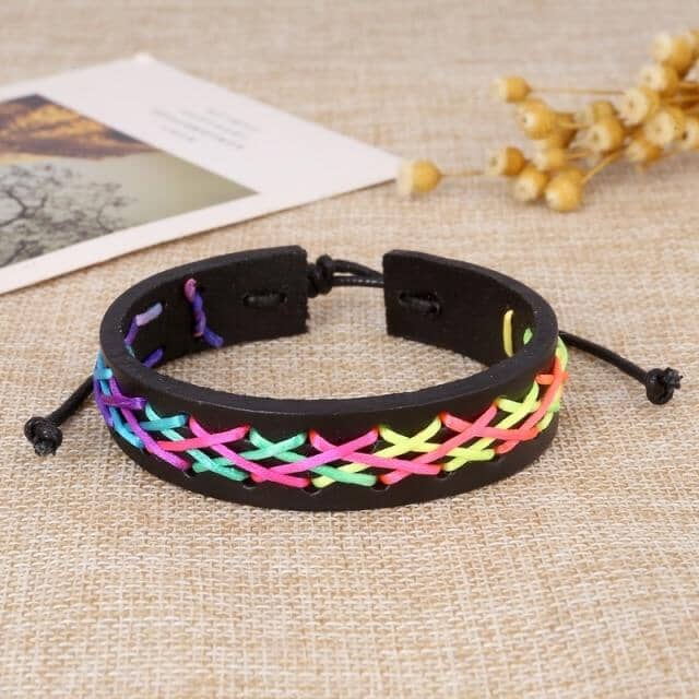 Trendy Genuine Leather Bracelets for MenBraceletStyle 25