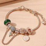 Creative Crown and Sunflower Charm BraceletBracelet