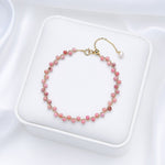 3MM Natural Stone Tourmaline BraceletBracelet