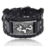 Punk Braided Rope Leather Cuff BraceletBraceletStyle 26