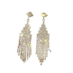 Cascading Glamour Dangling Tassel Drop EarringsEarrings