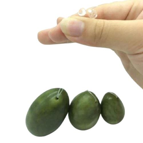 100% Natural Jade Yoni Egg for Kegel Exercise (Set of 3)Yoni Eggs