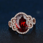 Gorgeous Deep Blood Ruby RingRing