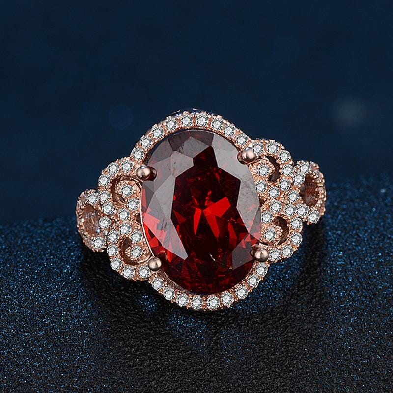 Gorgeous Deep Blood Ruby RingRing