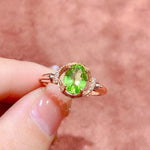Cute Fashion Peridot Ring - 925 Sterling SilverRing