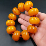 Big Amber Beaded BraceletBracelet25mm