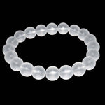 Natural Stone Beads Crystal Glass BraceletBraceletWhite Glass