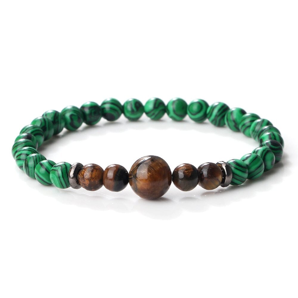 Natural Tiger Eye Malachite Healing BraceletsBracelet
