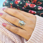 Trendy And Fashionable Moonstone RingRing