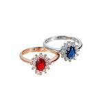 Blue Sapphire Crystal RingRing