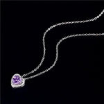 Swarovski Heart Shape Amethyst PendantPendant
