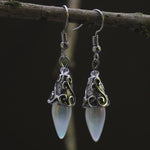 Vintage Bohemian Moonstone Dangling EarringsEarrings