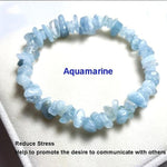 Natural Crystals Bead BraceletsBraceletAquamarine