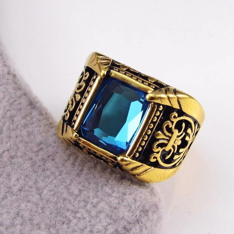 Luxury Men RingsRing9Blue