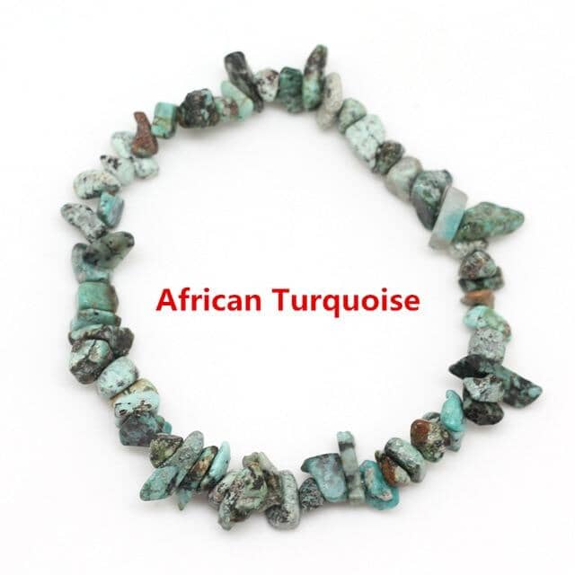 Natural Crystals Bead BraceletsBraceletAfrican Turquoise
