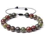 Natural Bloodstone Adjustable Beaded BraceletBracelet14 Dragon blood